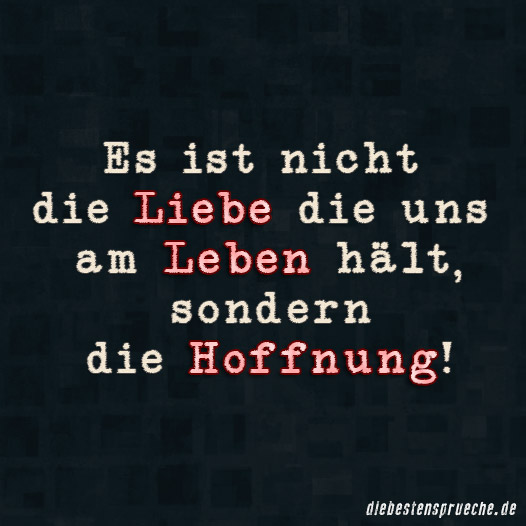 Es ist nicht die Liebe DieBestenSprueche.de